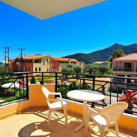 Room In Studio - Hotel Georgia - Furnished Room Near Golden Beach In Thassos Island 招待所 克里斯阿穆迪亚